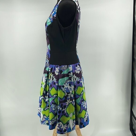 PETER Pilotto for Target Fit Flare Abstract Dress art to wear crinoline sz 6 - Picture 11 of 13